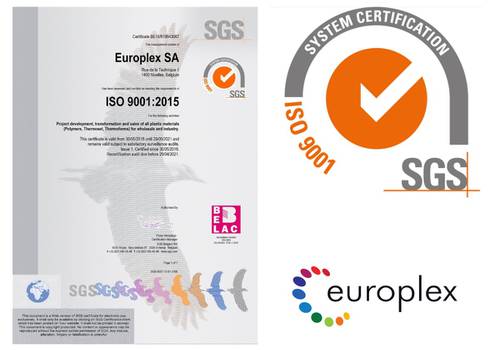 Goed nieuws bij Europlex: ISO 9001:2015