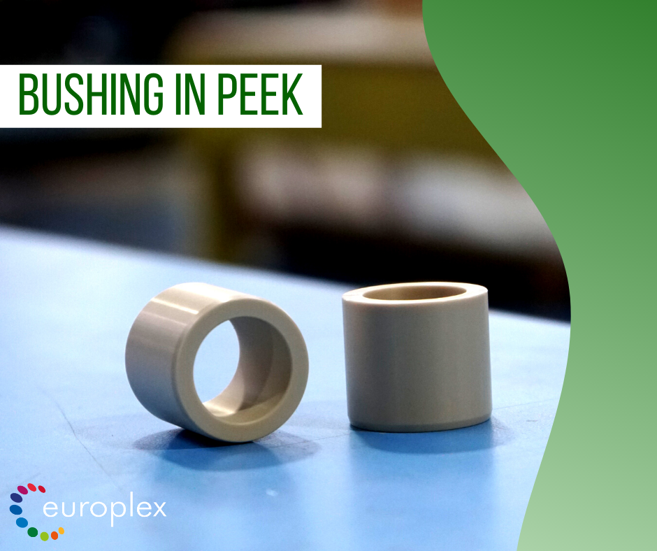 A bushing in PEEK