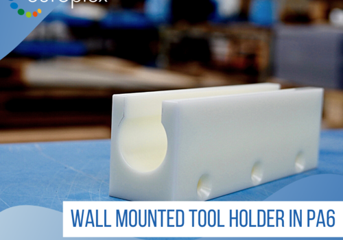 Wall mounted tool holder made in PA6